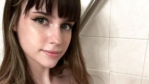 Would you fuck a green eyed girl with smaller tits? 😅