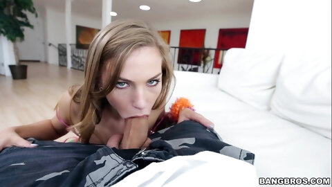 Sydney Cole does some awesome cock sucking during rough sex